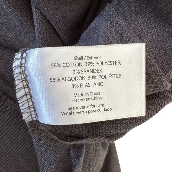 Wildfox Womens Easy Does It Graphic Sweatshirt Gray Pullover Stretch Medium New - Picture 8 of 9